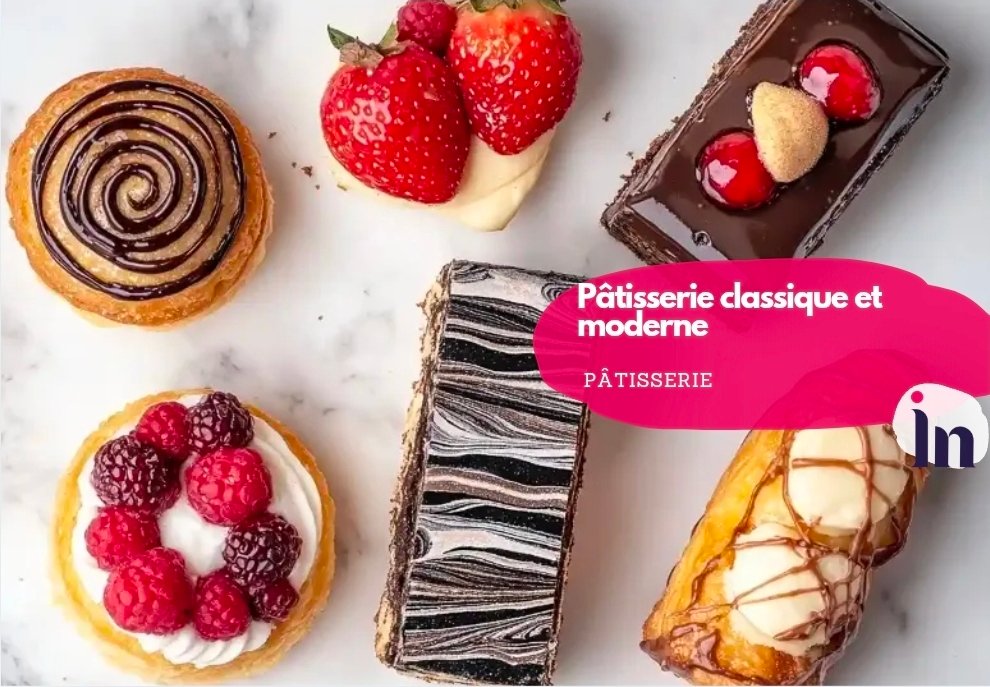 Pâtisserie classique et moderne